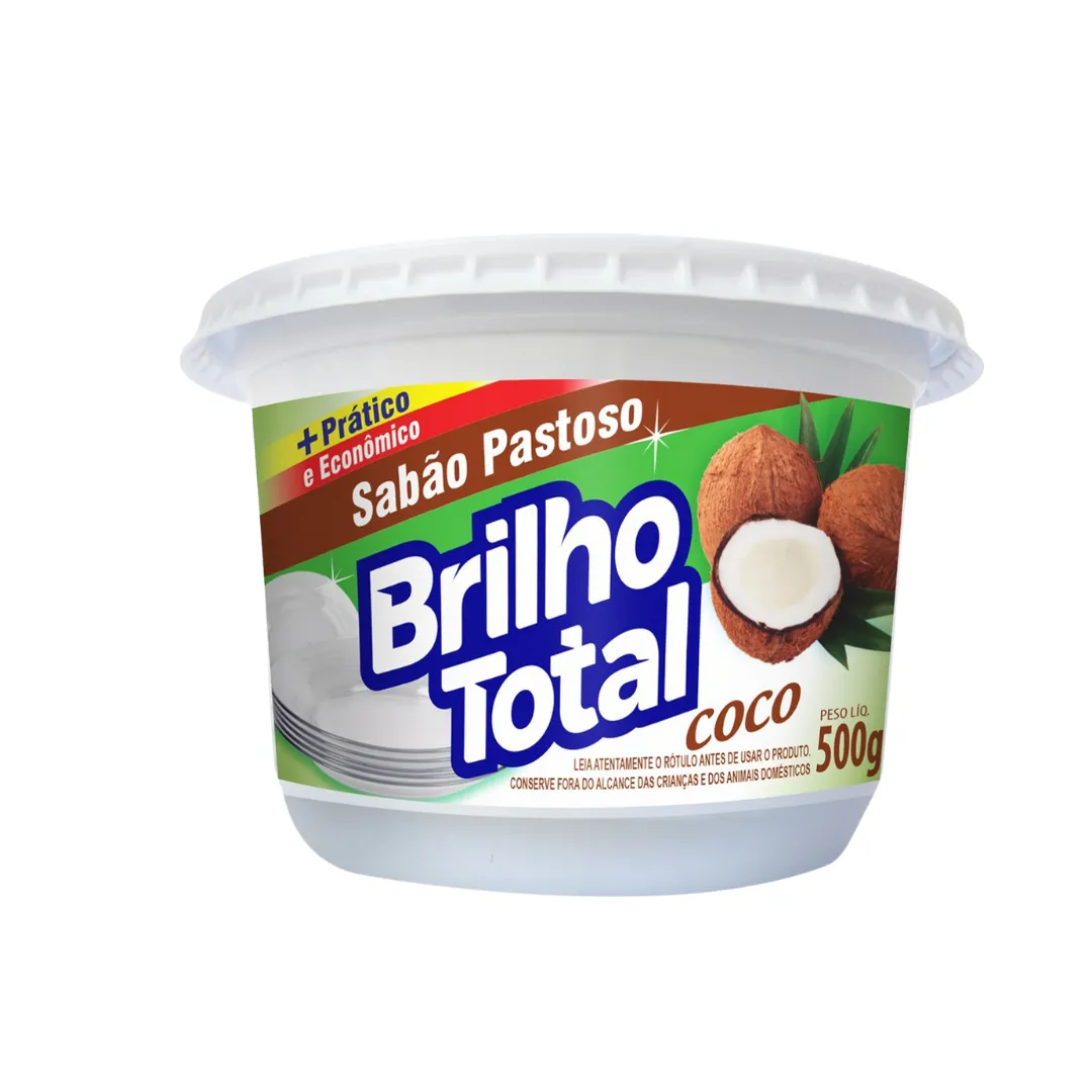 Sabão Pastoso Coco Brilho Total 500g